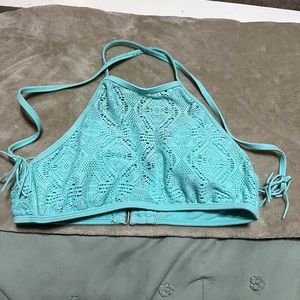Teal swimsuit top